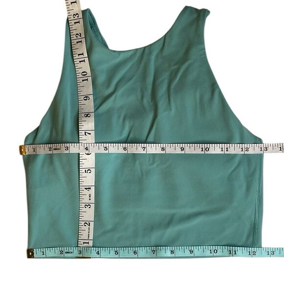 Athleta Cornflower Tea Blue Conscious Cropped Tank Top - Picture 4 of 8